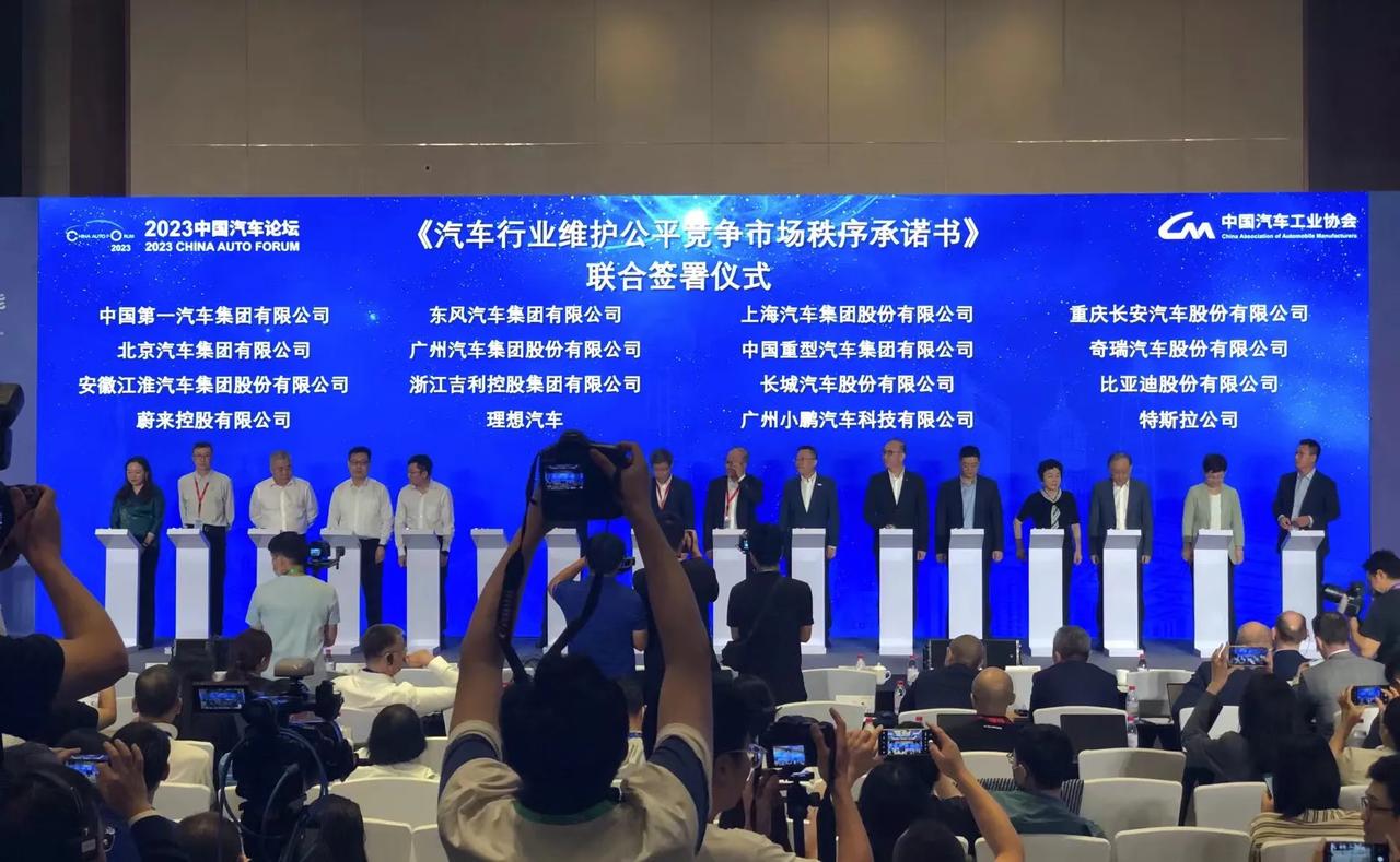 还是要有人做和事佬，让国内车企不要动不动就掐架，动不动就降价。不过有一点很奇怪，