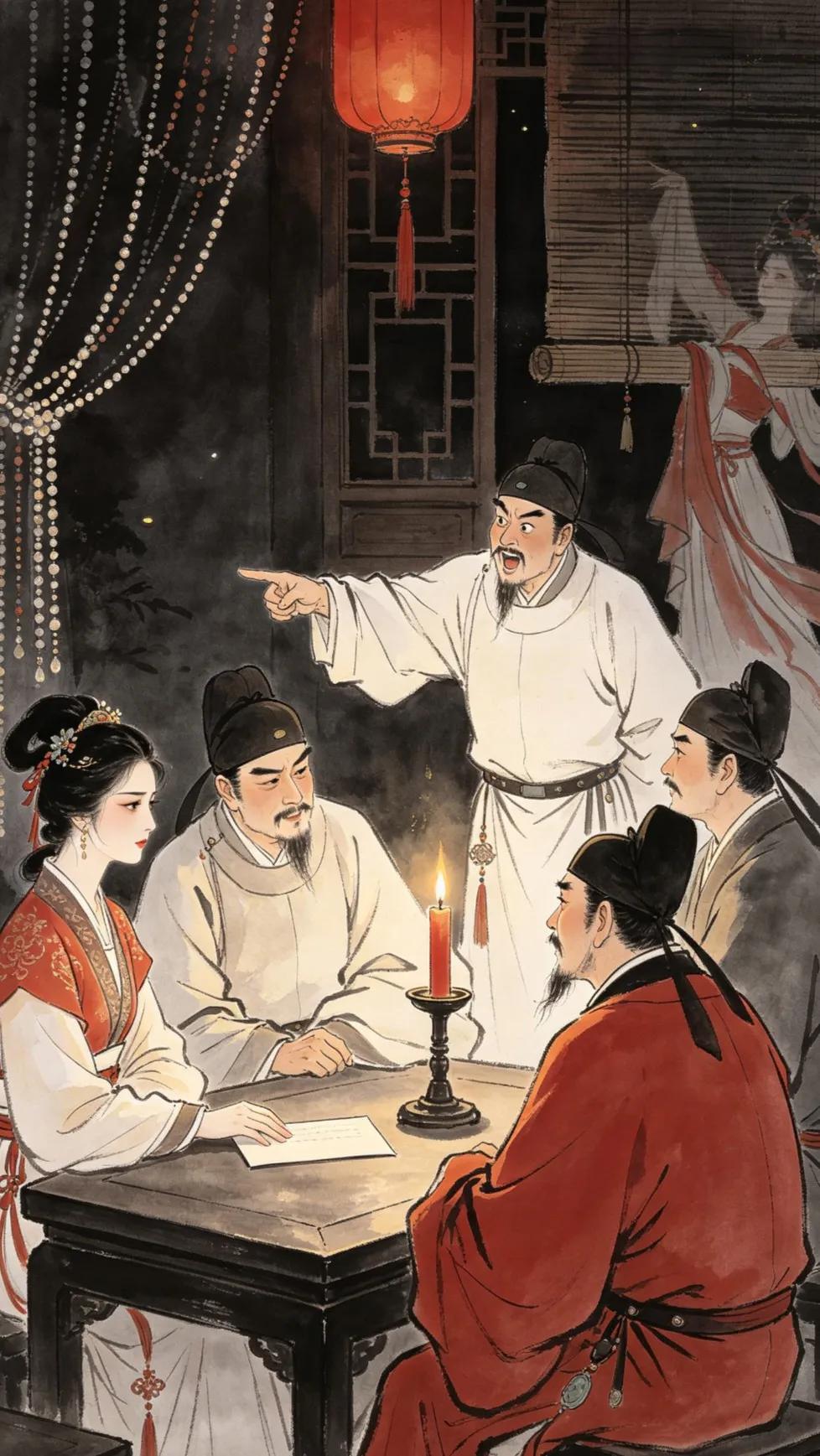 熟人间的正话反说，那个度很难把握，《金瓶梅》却提供了一个绝妙的例子。
话说潘金莲