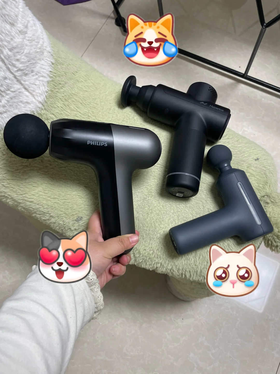 智商税替你们交了，买了仨筋膜枪后续…