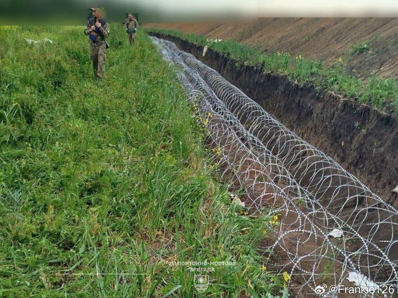 烏克蘭第211獨立機械化旅（211th Brigade）公開展示其在前線建立的防