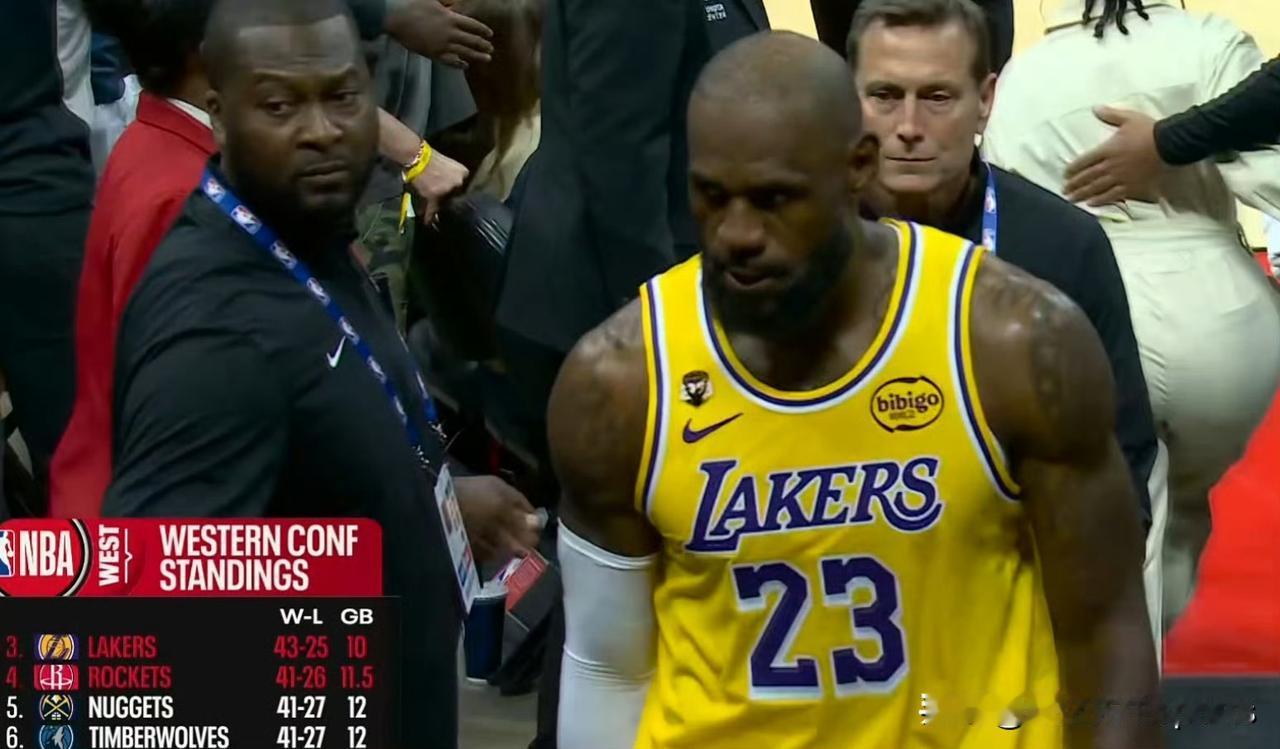 100-92，湖人战胜火箭，稳居西部第三，
领先火箭1.5个胜场，你有什么感想？