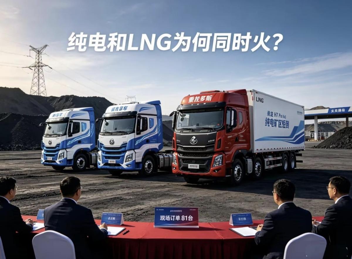 东风柳汽在鄂尔多斯举办新品发布会，一次性推出四款全新重卡，现场斩获81台订单。本