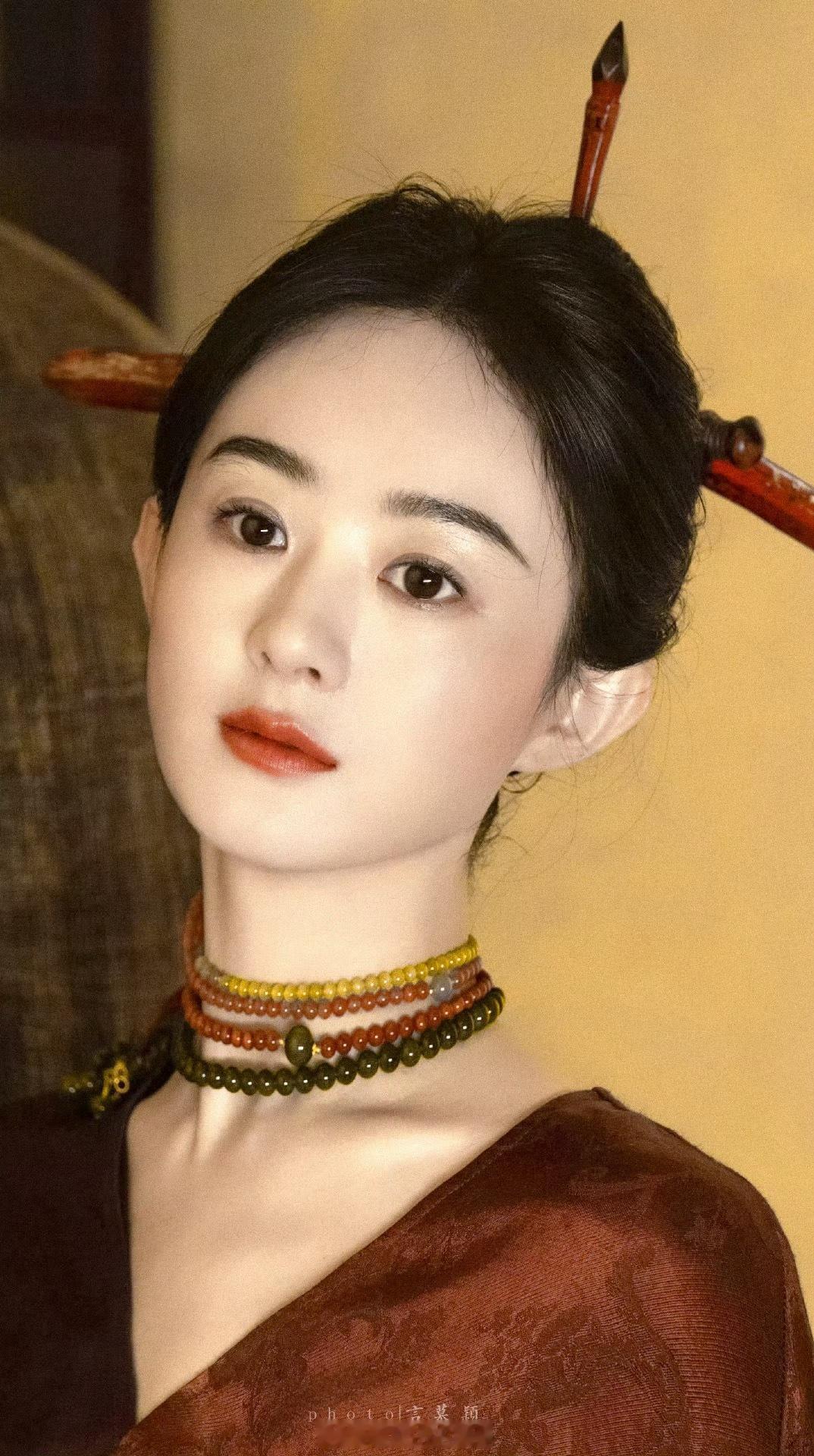 赵丽颖非常适合这种风格，温柔美人[打call] ​​​