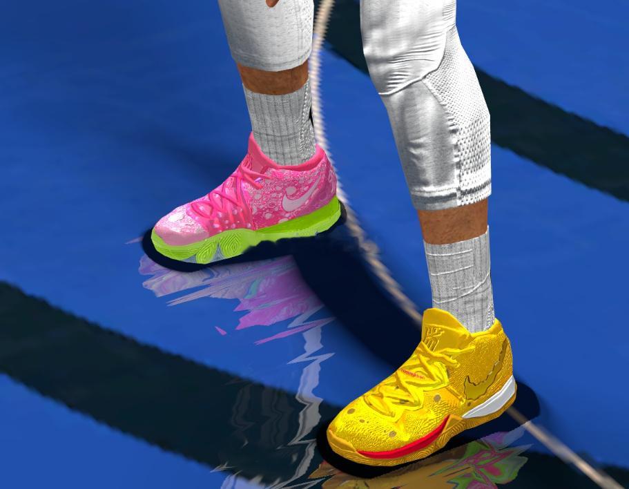 2K14 KYRIE 5 SPONGEBOB x PATRICK 鞋补 