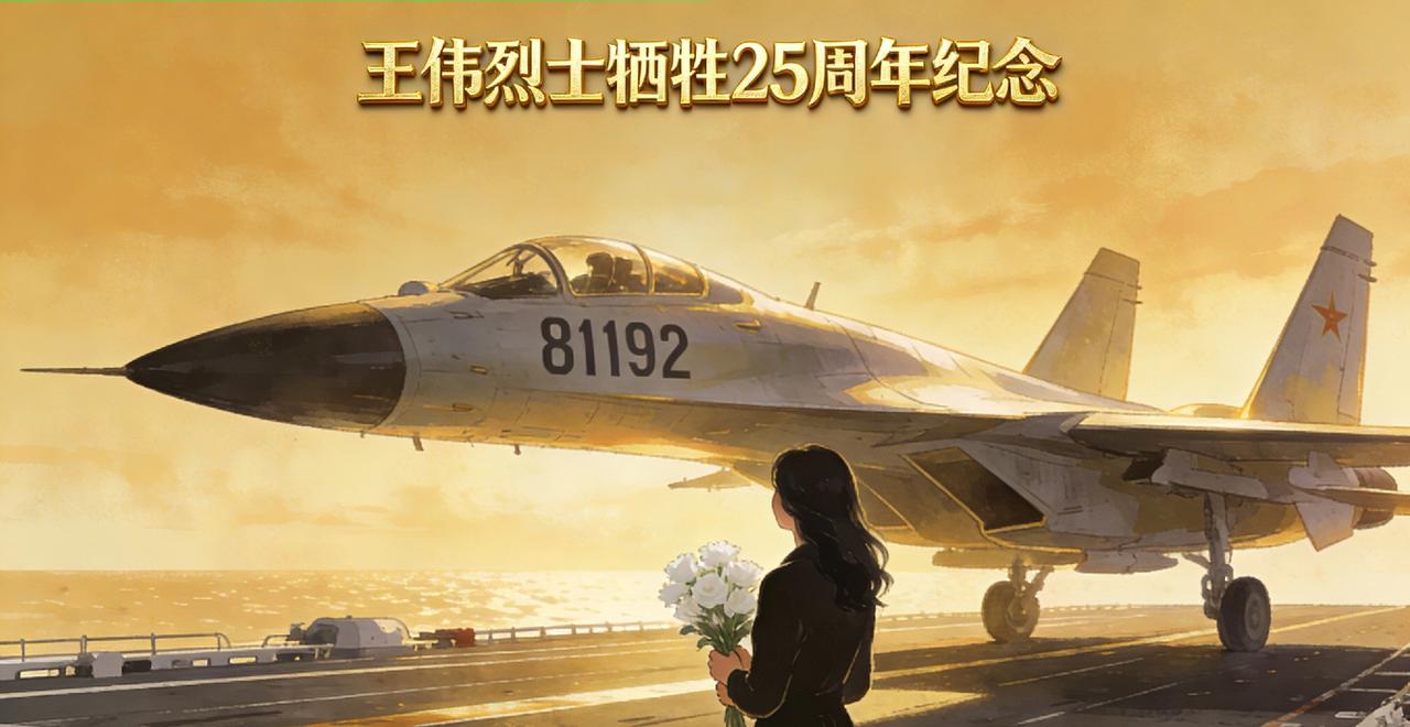 王伟牺牲25年 妻子：这盛世如你所愿
 
2001年4月1日，海空卫士王伟驾81