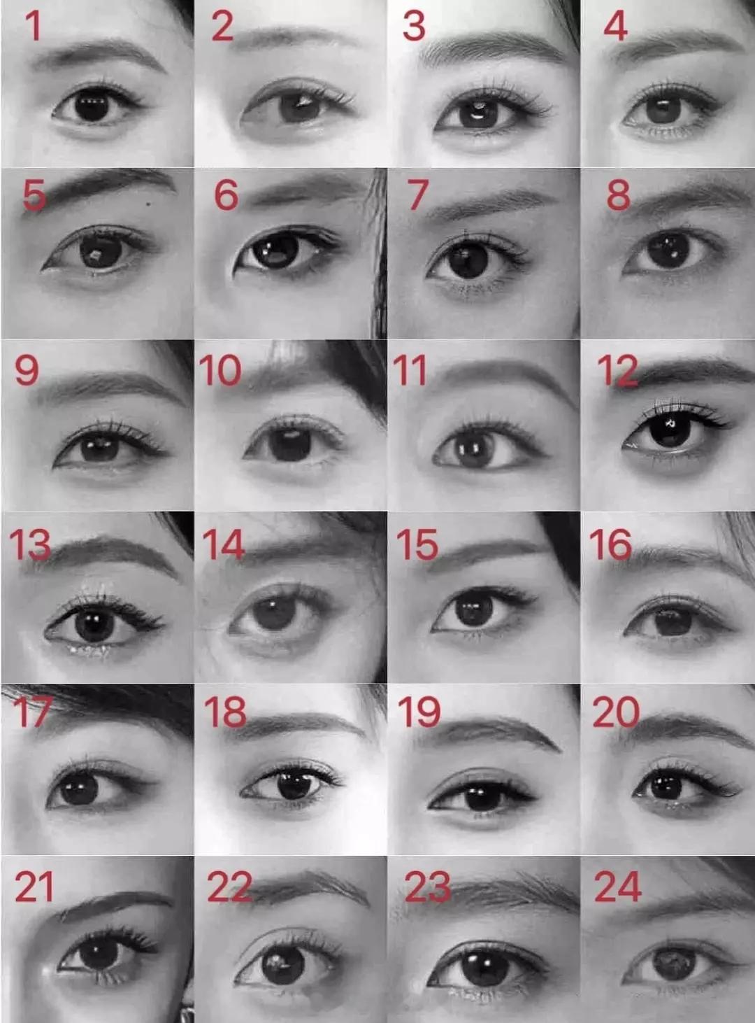 女明星眼睛👀特写 ​​​