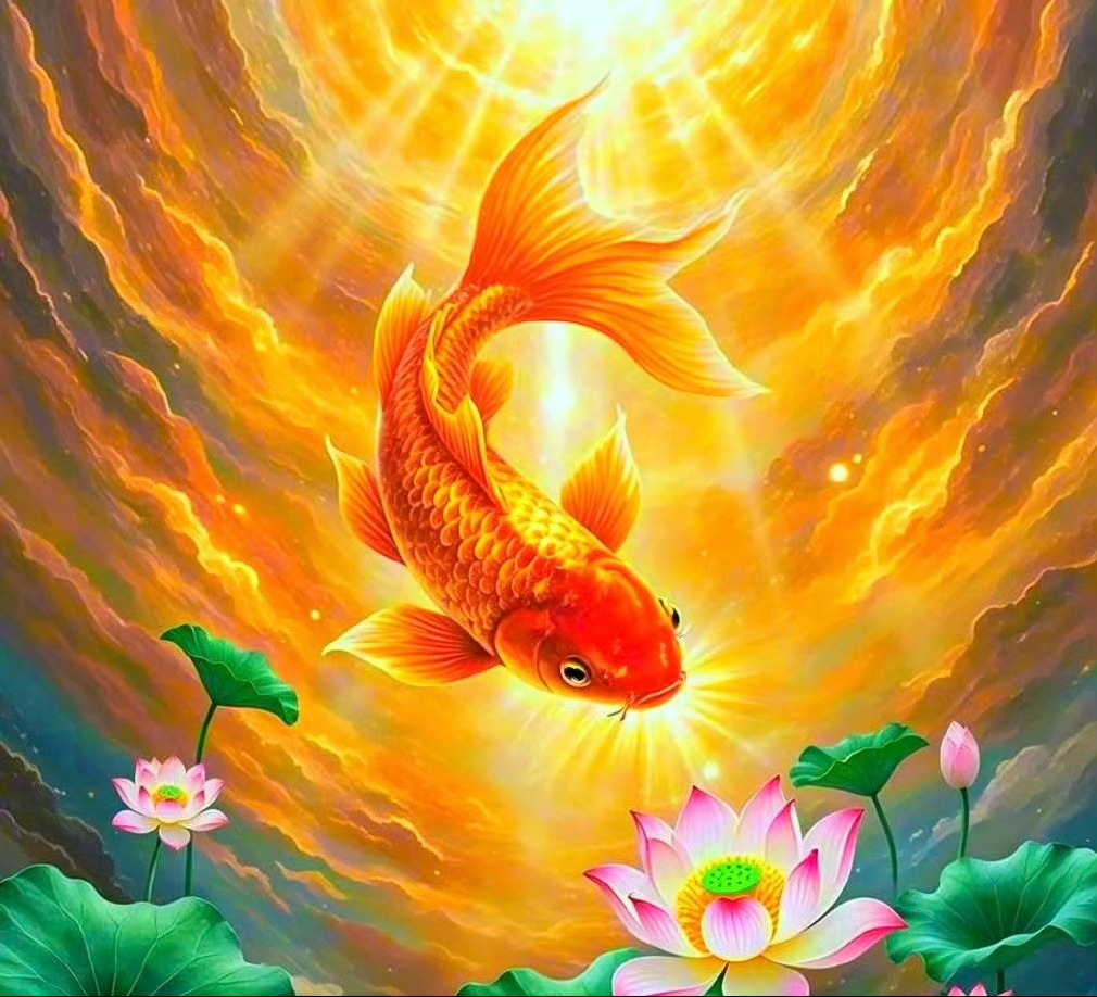 天佑祥云，人有好运，红锦开运运势