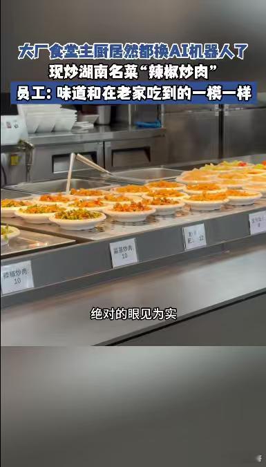 大厂员工回应炒菜机器人厨艺 很多人抱着猎奇心态打卡AI炒菜，尝完之后很矛盾，口味