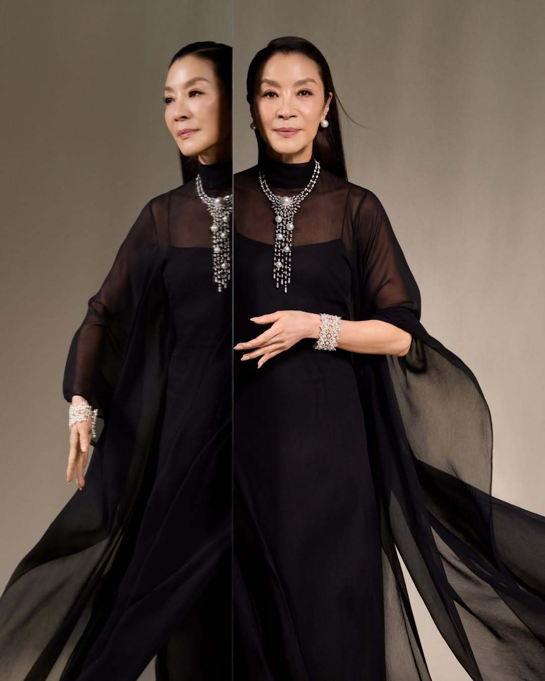 杨紫琼演绎MIKIMOTO 2026 高级珠宝系列“光芒” 