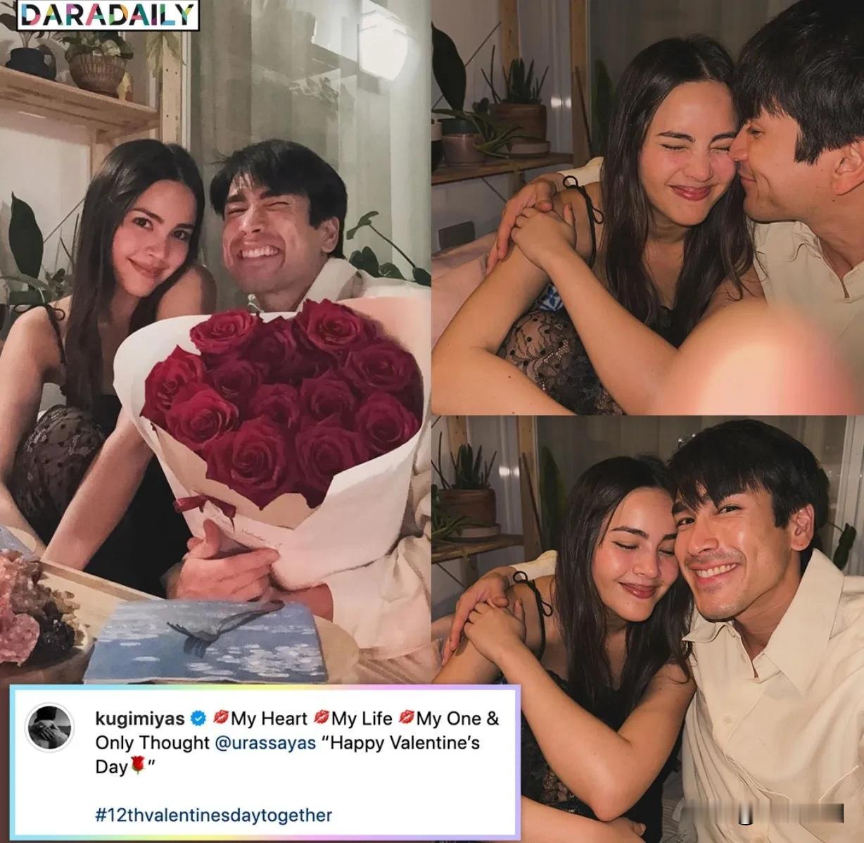 #泰国娱乐# 【Nadech、Yaya的情人节。。】Nadech、Yaya的情人