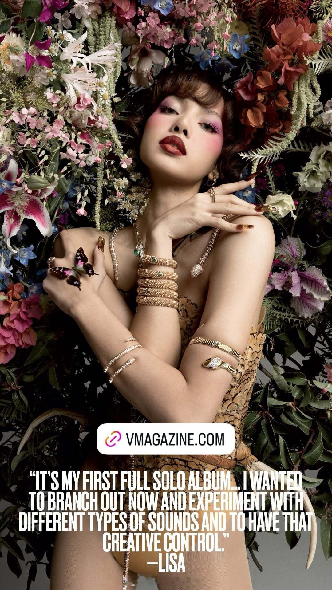 Lisa最新杂志大片，脱离韩国爱豆审美，彻底变成欧美风格了[哆啦A梦害怕] 