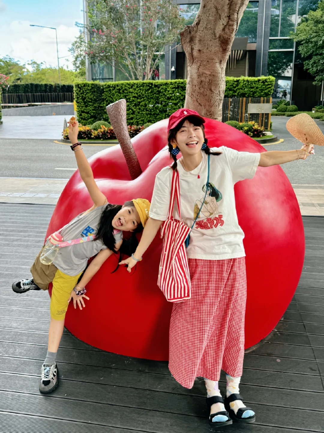 和我七岁的拍照搭子🍎