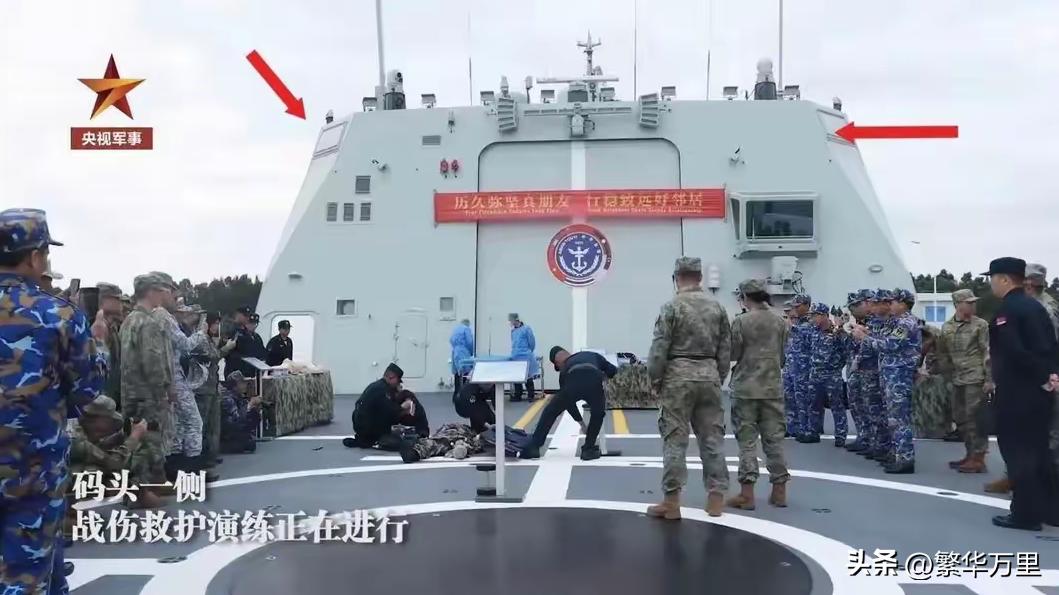 054A型护卫舰的第6个批次，很有特点。
054A型护卫舰属于我国21世纪初期发