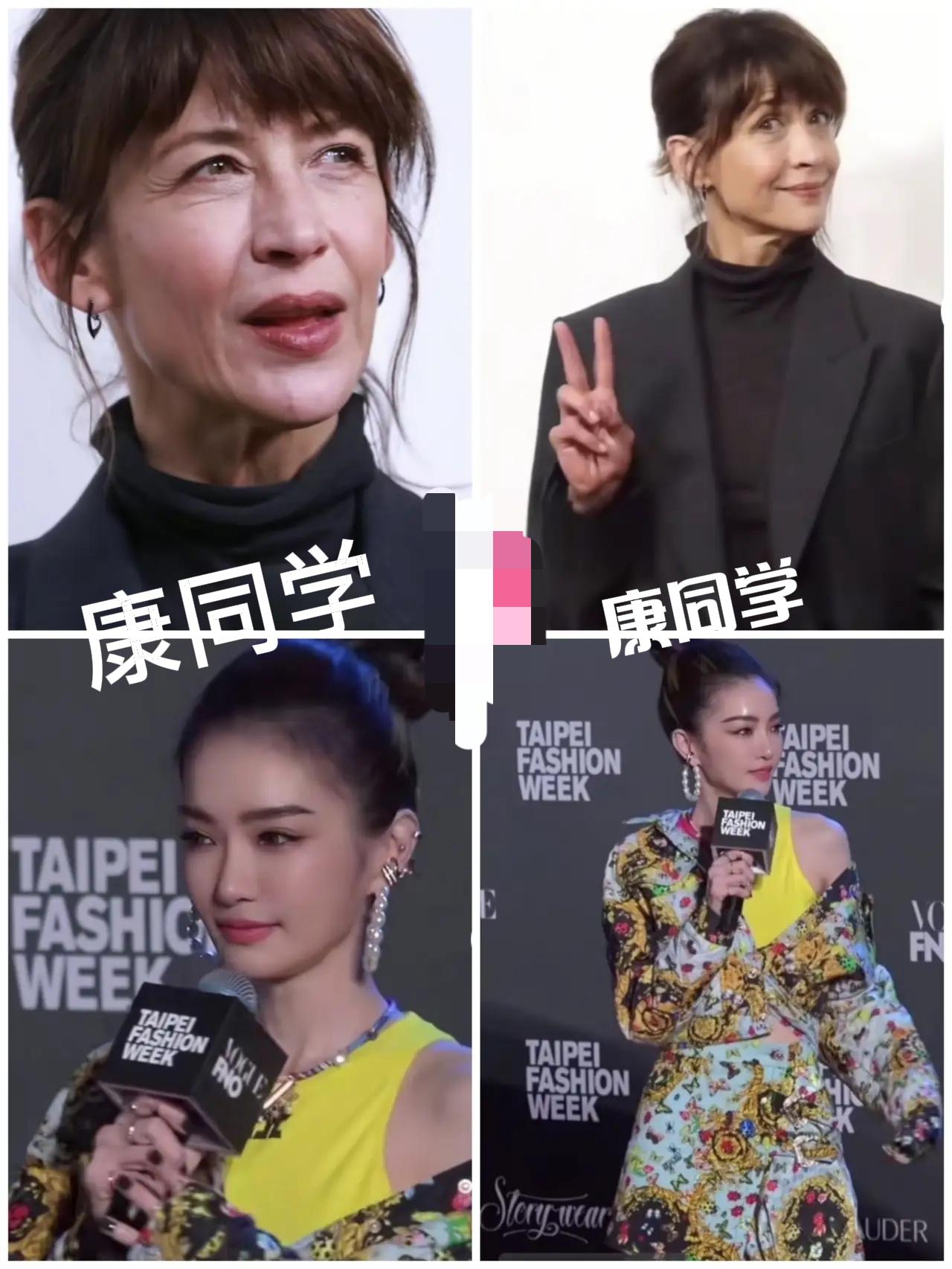 58岁法国玫瑰VS  53岁台湾魔女，假如你是老光棍你会选谁？

苏菲玛索58岁