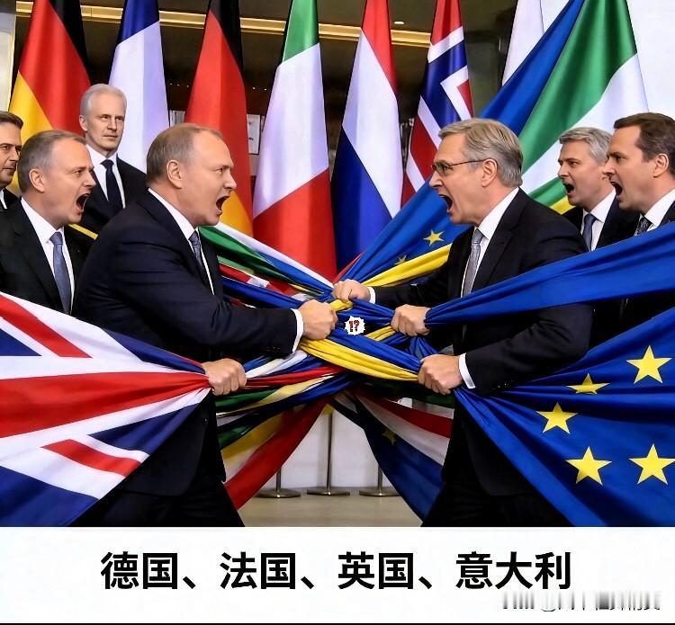 现在的欧盟属实尴尬！

一边被美国拿捏得死死的，

一边跟我们闹别扭心里不痛快，