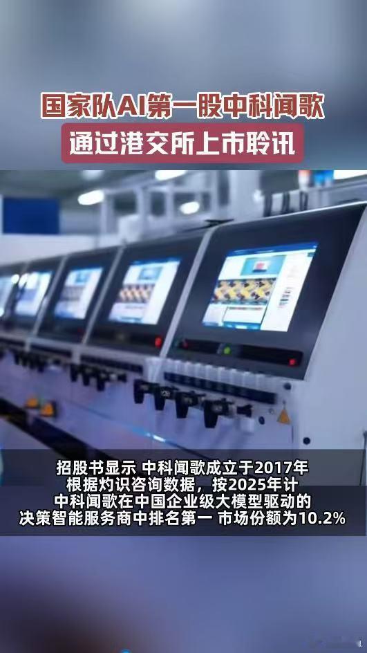 国家队AI第一股通过上市聆讯中科院AI第一股通过上市聆讯从中科院实验室走向国际资