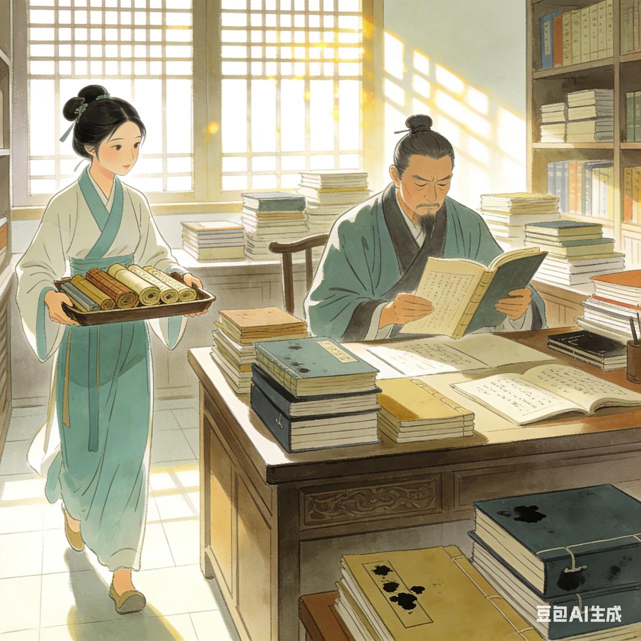 恒山人武克，乃一饱学鸿儒，四十余岁时因读书用眼过度，致使双目失明。其妻柳氏，性情