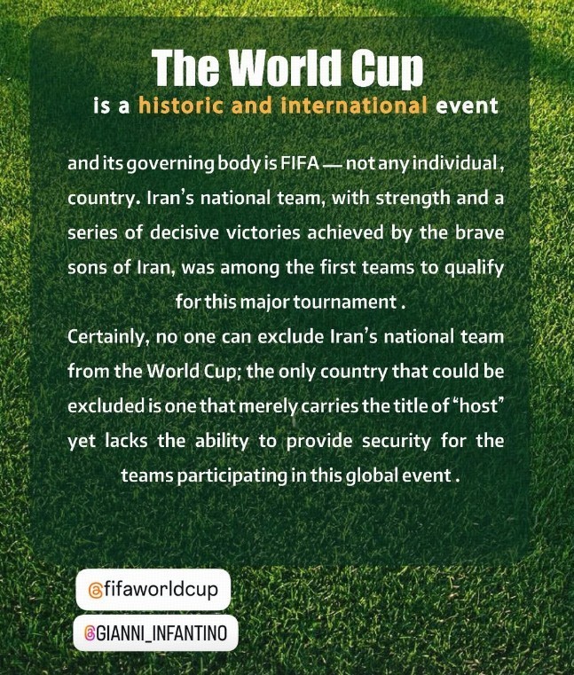 伊朗回应不适合参加世界杯言论伊朗国家队回击特朗普相关言论北京时间3月13日，伊朗