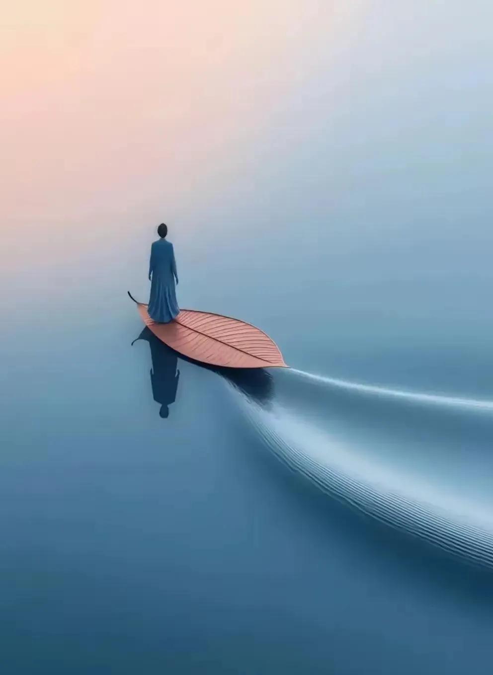 秋水伊人
文/无冕诗人

秋水不会滞留在你眸中
更不会掺进，一个少年的蜜意里
在