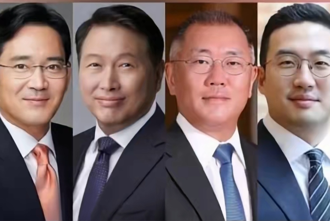 ｜ 2025年12月22日，韩国四大企业集团——三星、SK、现代汽车、LG的掌门