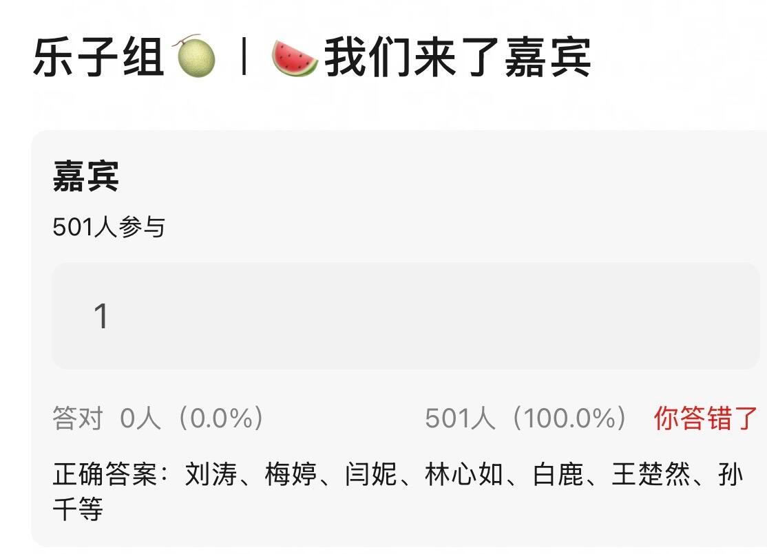 我们来了嘉宾有白鹿，王楚然，孙千？这瓜保真吗？ ​​​