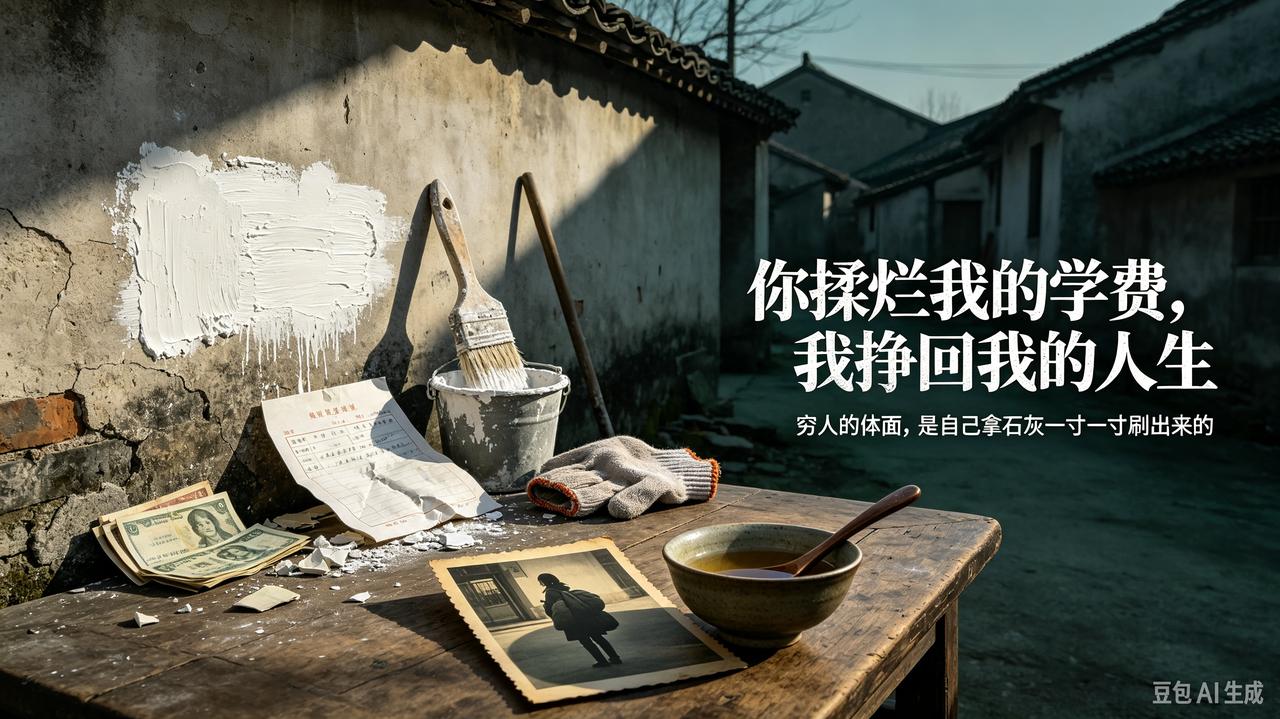 18岁学费被后妈揉走，进厂熬12小时流水线；21岁嫁给全村取笑的懒汉。

寒冬举
