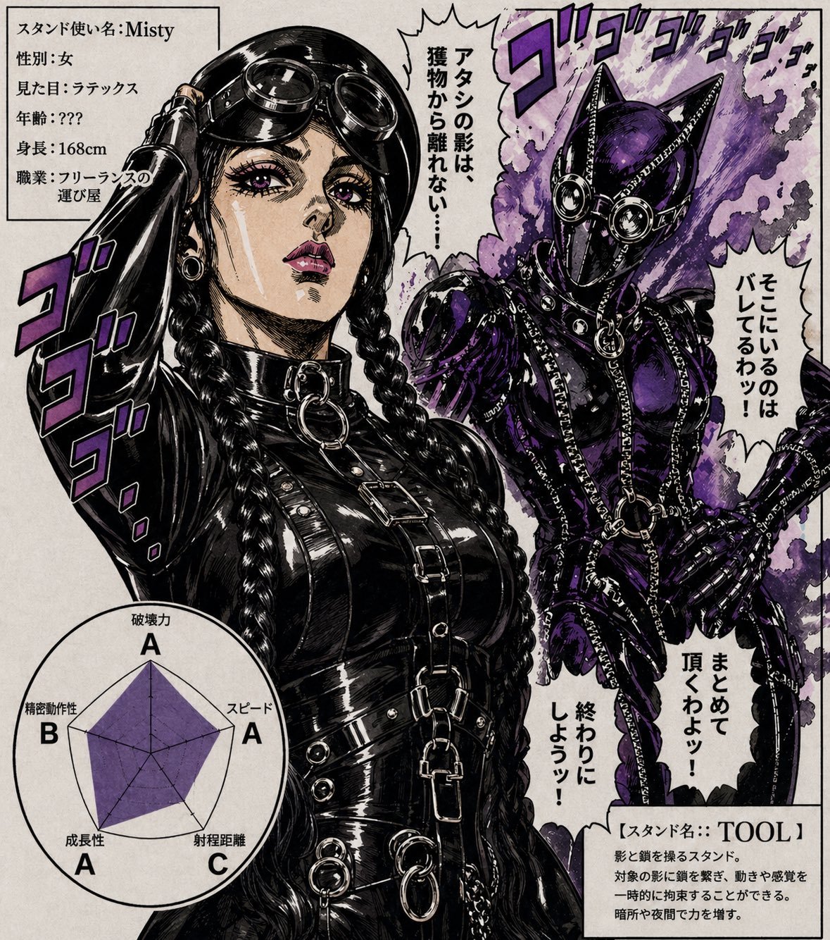 twi Latex Misty胶衣替身使者 
