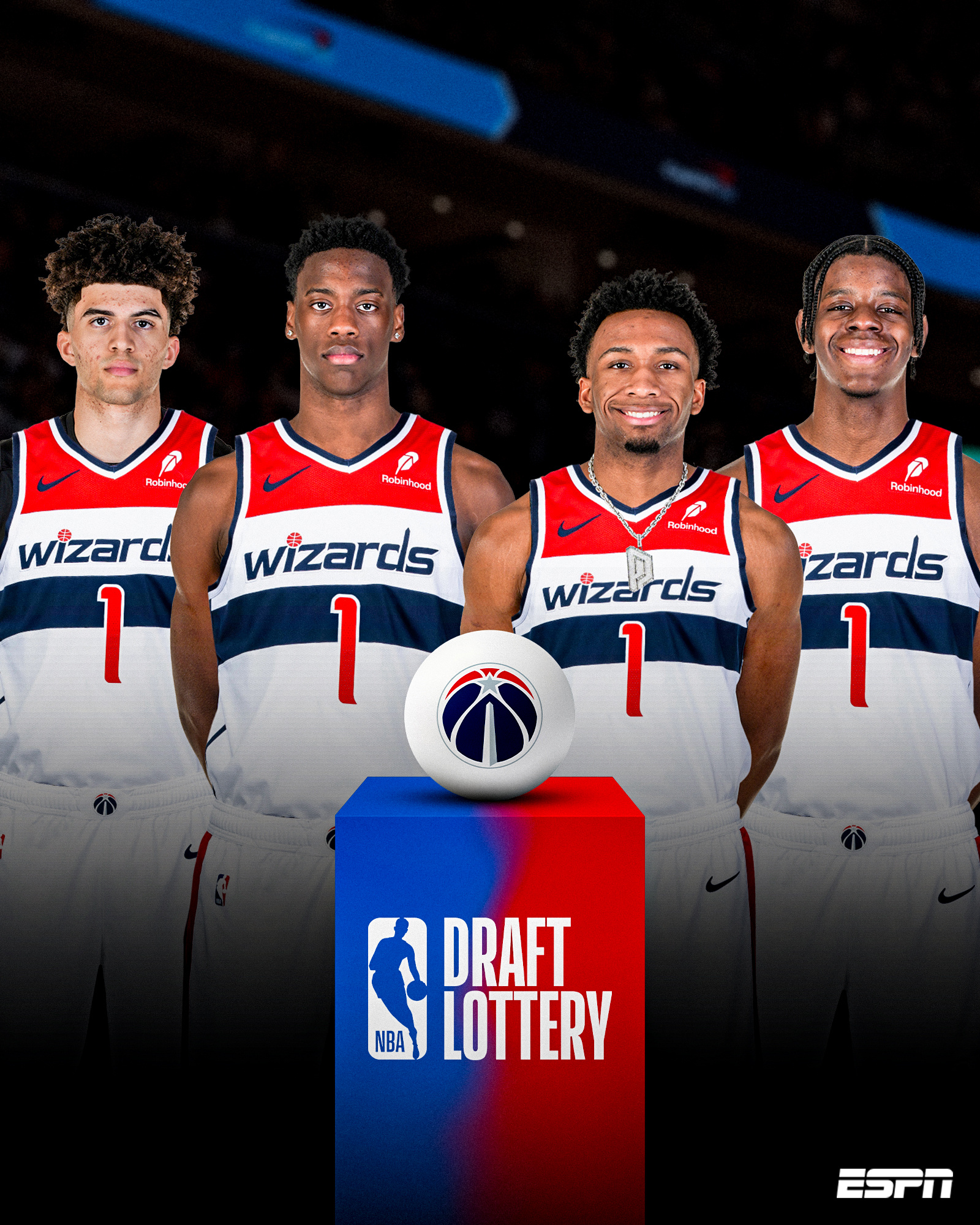 NBA 奇才队已锁定2026年NBA选秀状元签！他们应该用状元签选择谁呢？肯定是