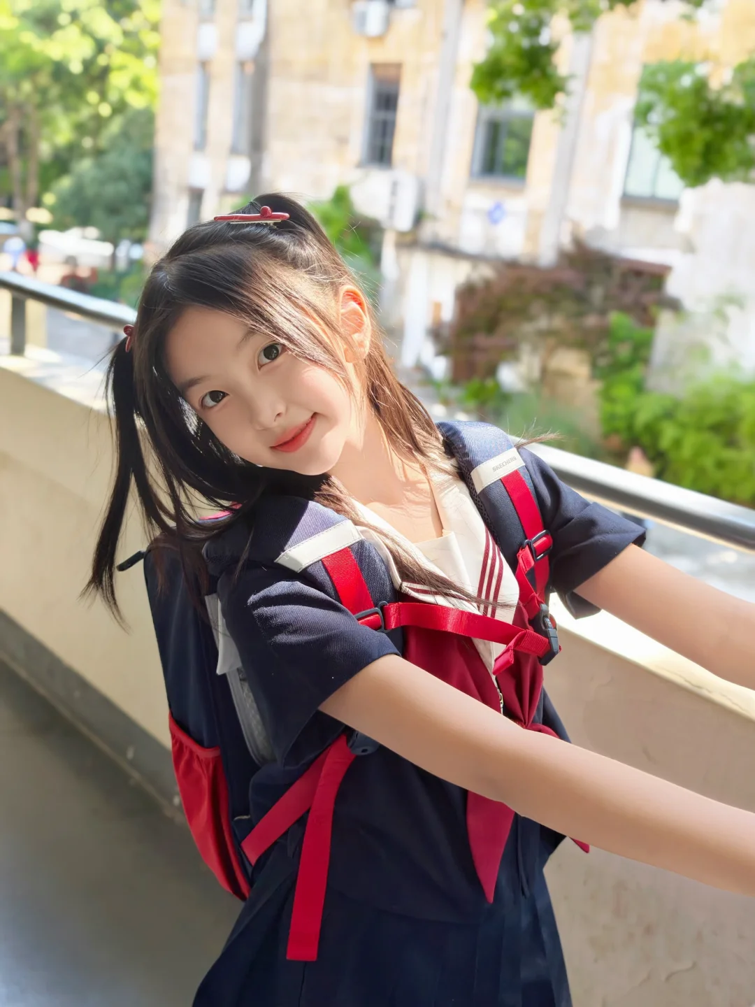六一也要快乐呀～今天是校园剧里女主小时候