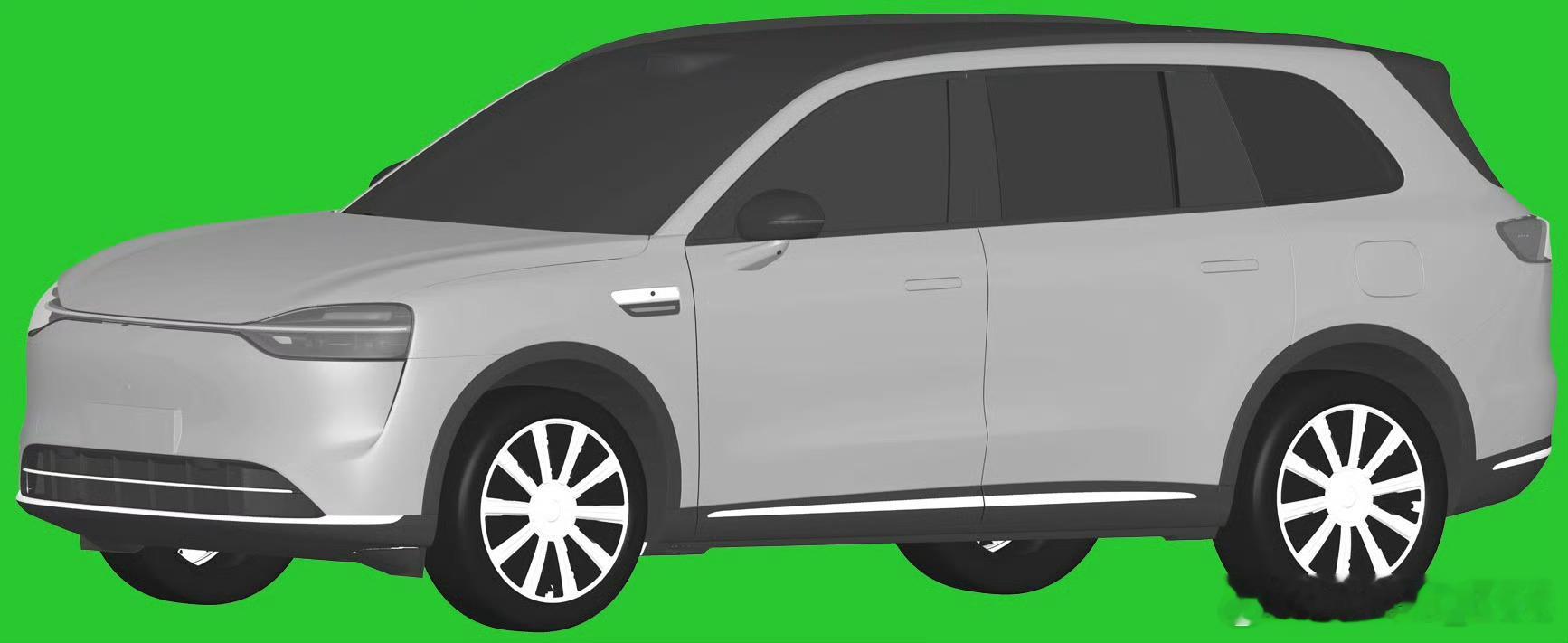 今天网传图一是全新问界M7未用的设计稿。结合现在的造型，那确实是量产造型更年轻化