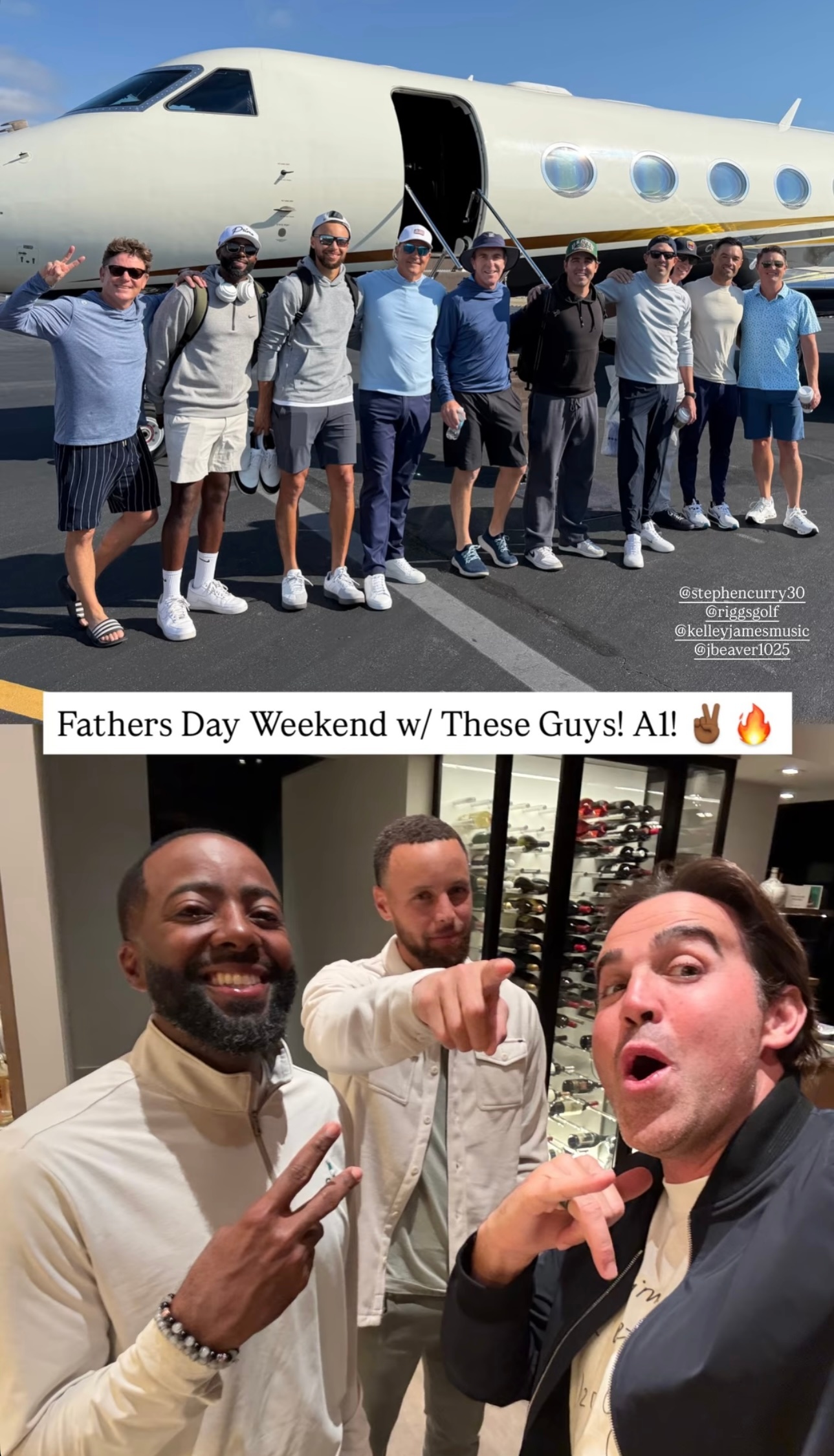 接下来一个月你会看到库里出现在各种高尔夫球场上CurrySoleNews库里