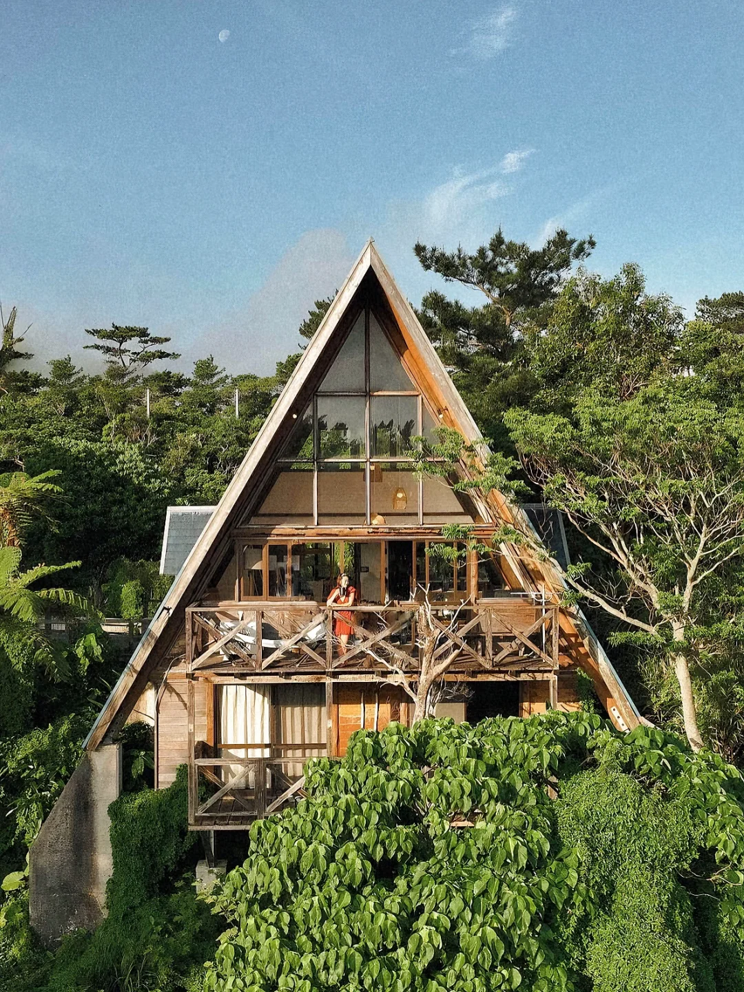 日本🌲冲绳这家度假木屋真的又美人气又高！