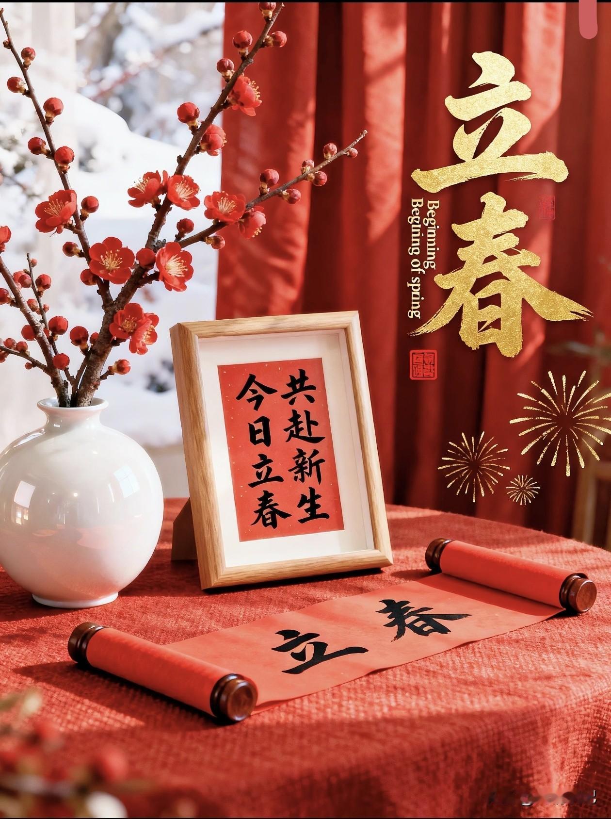 今日立春，春气始而万物生。感觉心里那点沉寂的劲儿，像被春风一吹，悄悄冒了点小芽。