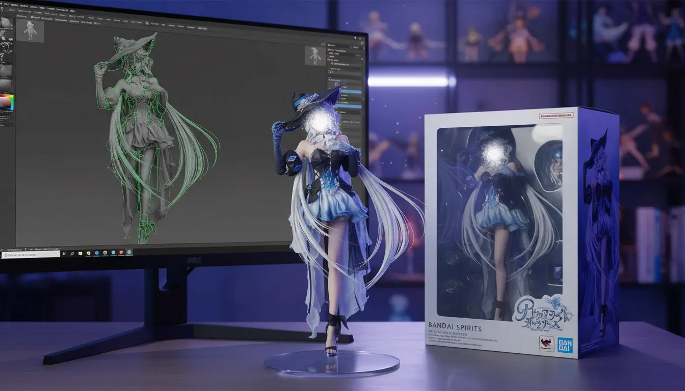 当自己变成手办