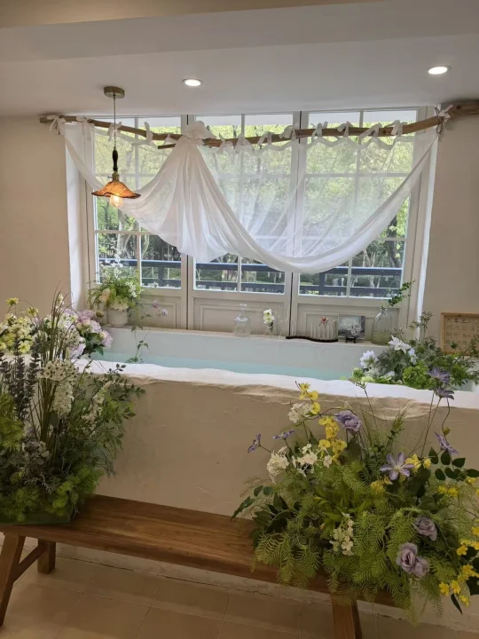 好浪漫的纱帘🏡