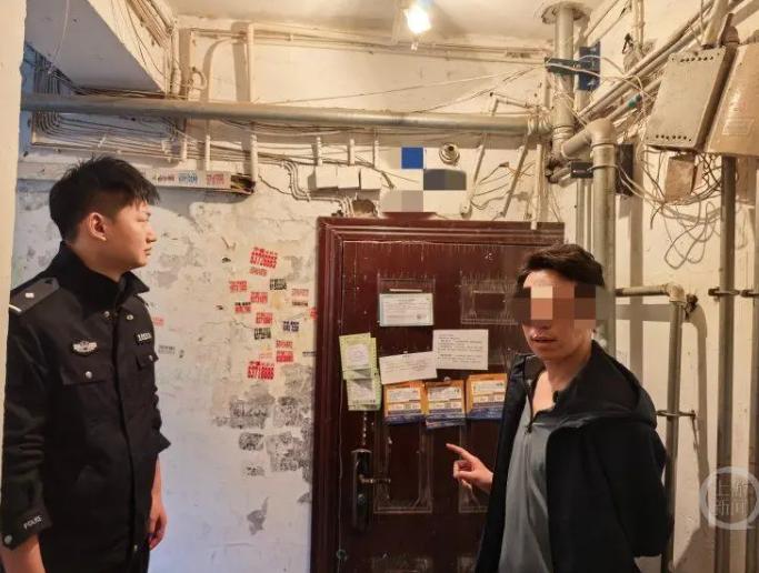 现实版的恐怖片啊！

5月19日，这起事件发生在重庆城区一处普通居民小区，当事人