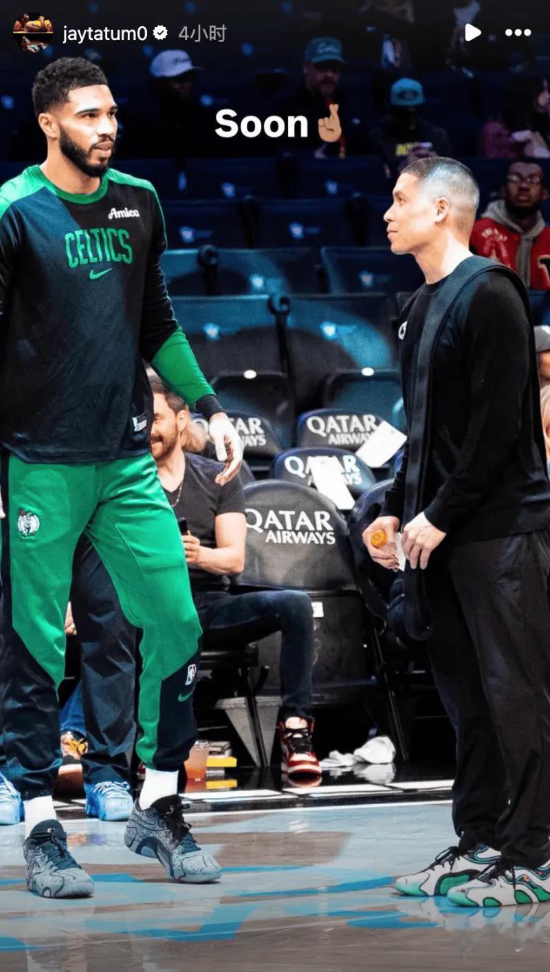 塔图姆真的是篮球痴汉来着，社媒更新了，啥时候复出，他说，快了。
但，不得不说，跟