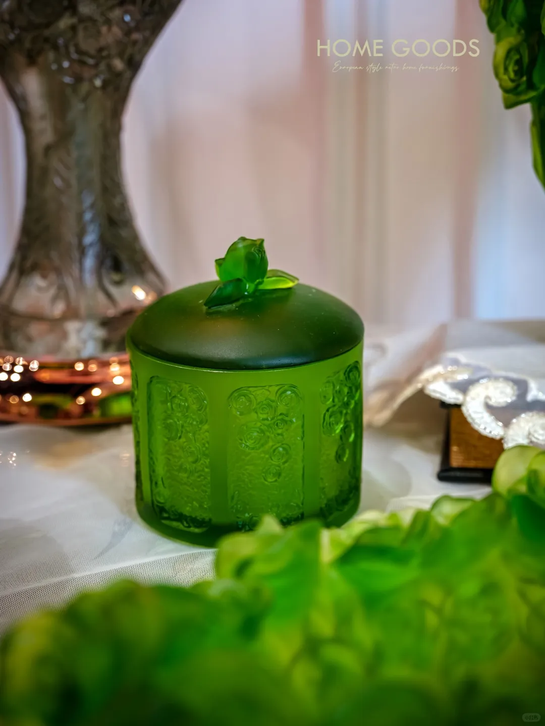 法式玫瑰的绽放丨迷人的水晶家居装饰好物