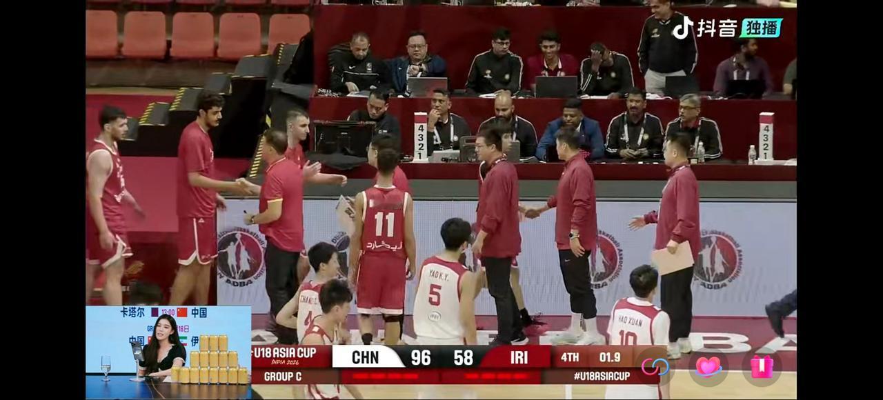 中国男篮什么时候才能像中国∪18这样争气呢？
亚洲杯U18的比赛8月18号下午又