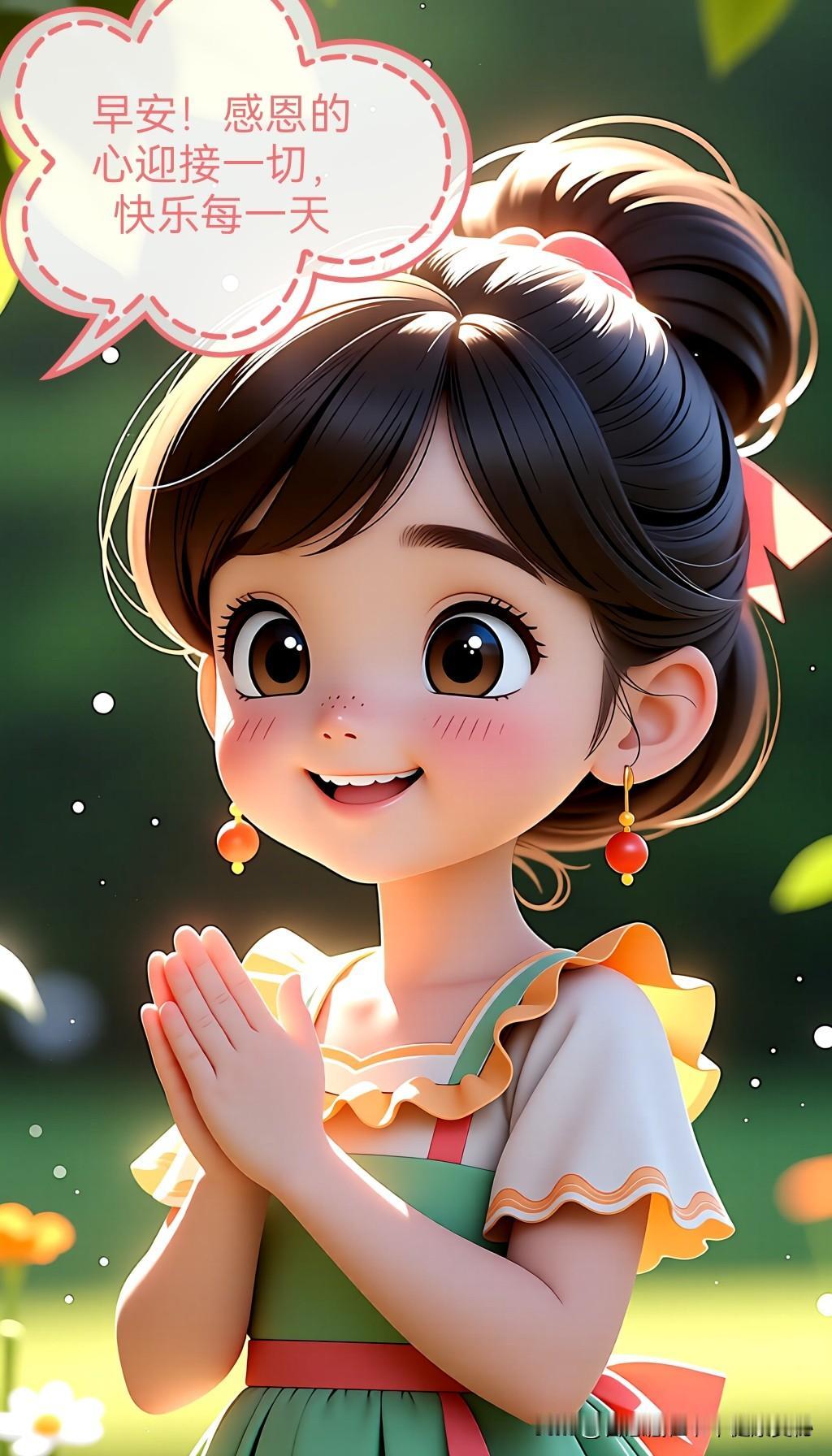 早安！新的一天悄然降临，阳光透过窗帘的缝隙，洒在温暖的房间里。醒来时，深深吸一口