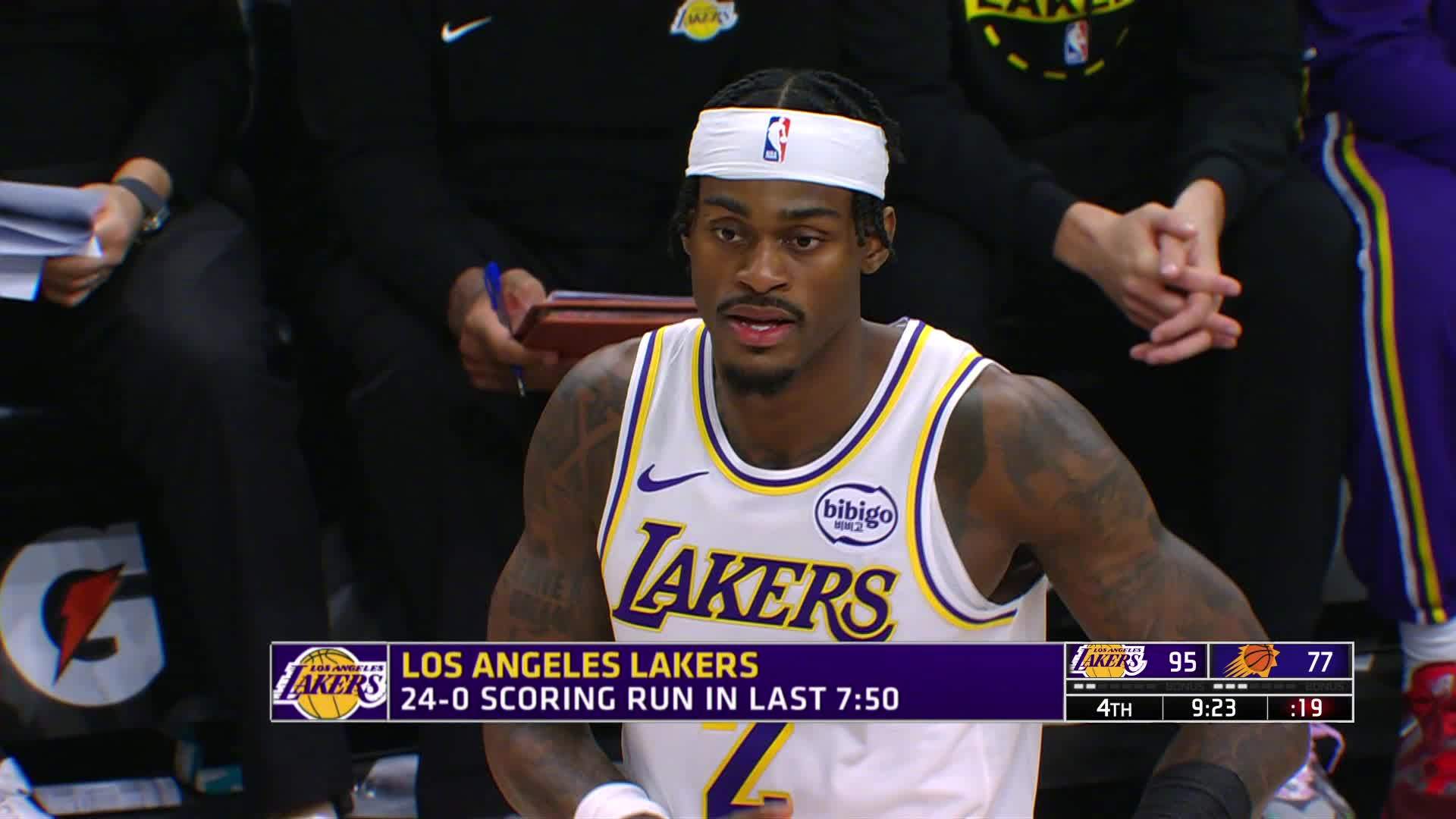 湖人客场116-114击败太阳！下半场湖人一波24-0攻势直接打懵了太阳，但太阳