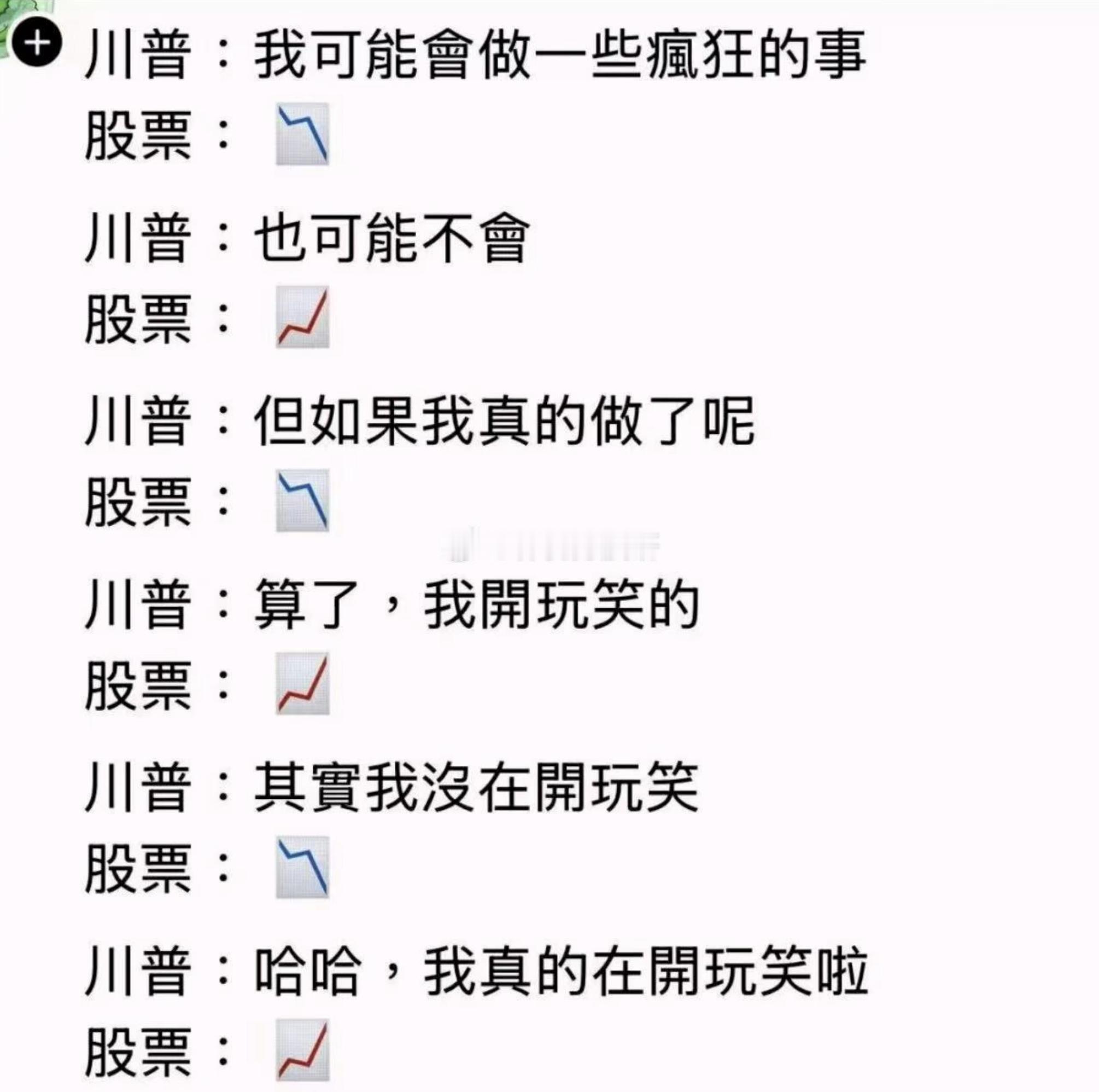 特朗普宣布国家紧急状态 网友锐评：牛逼的人自己画K线