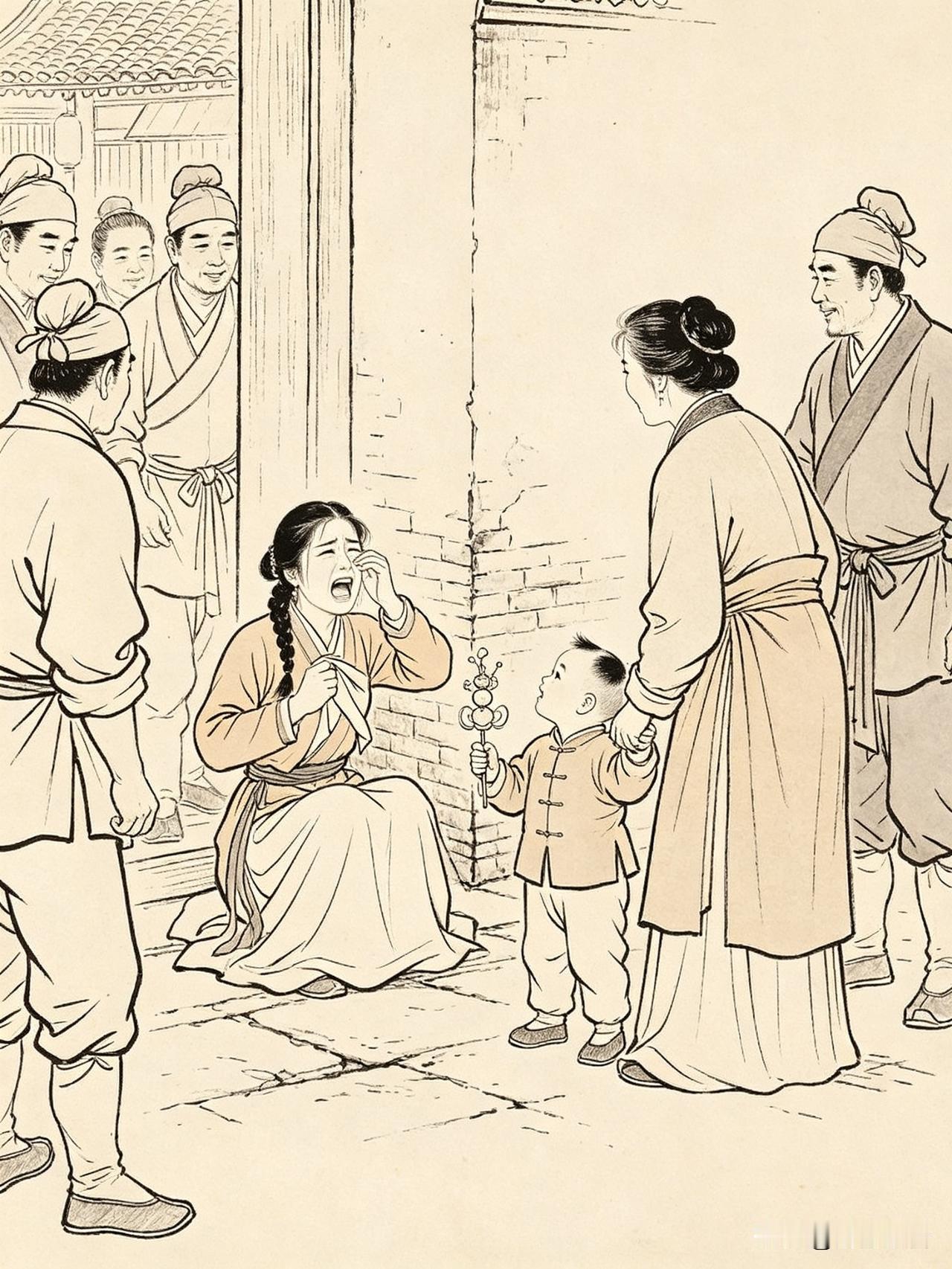 大宋年间，清河县。
县城口卖豆腐的老李家，有个四岁的小子叫栓柱，刚会走道，裤腰带