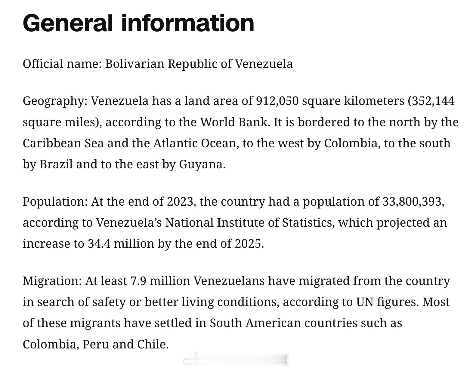一个热数据，从2013年到现在，至少有790万委内瑞拉人为了寻求安全和更好机会逃