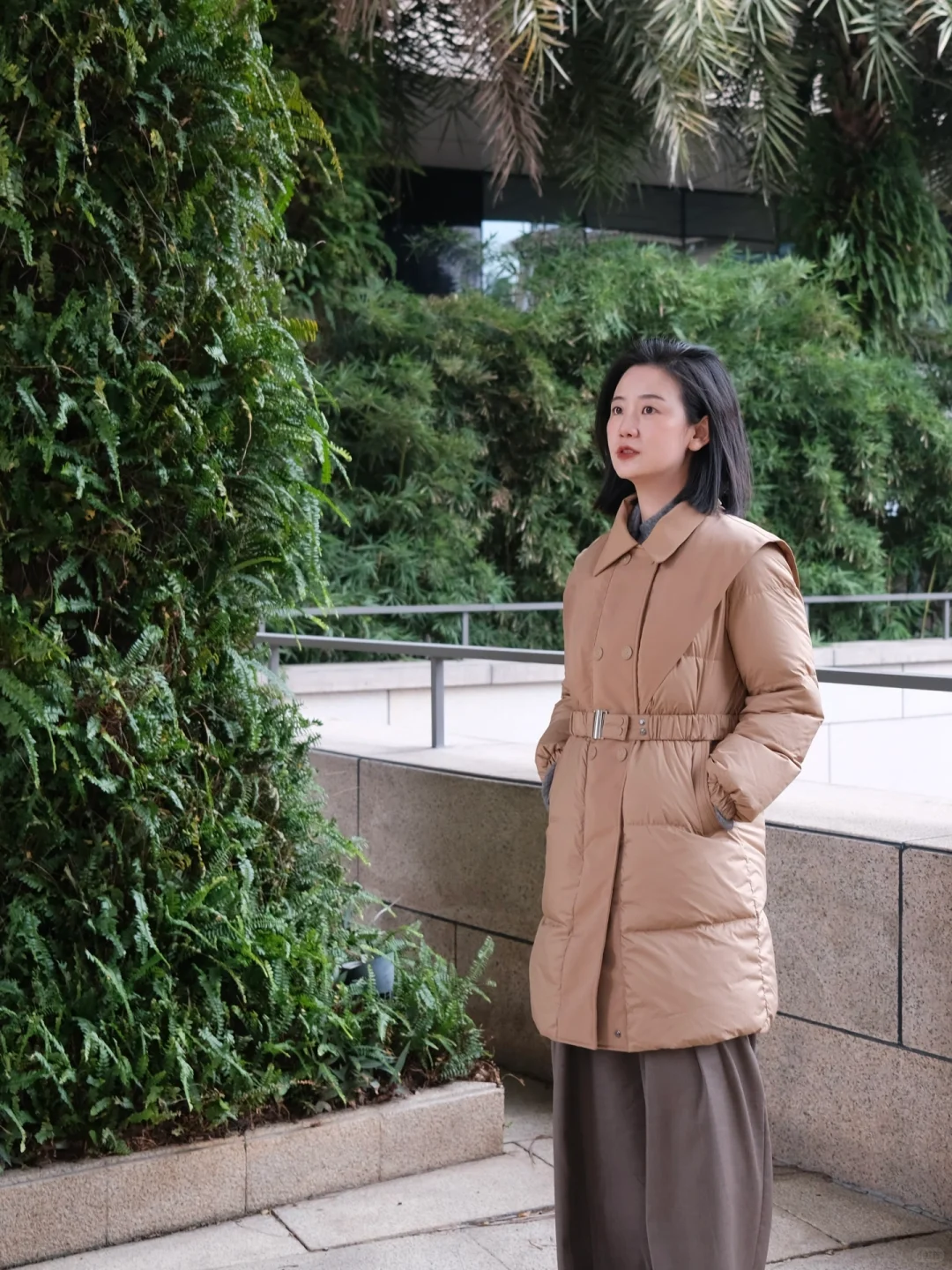 带云肩的羽绒服，有点意思❄️