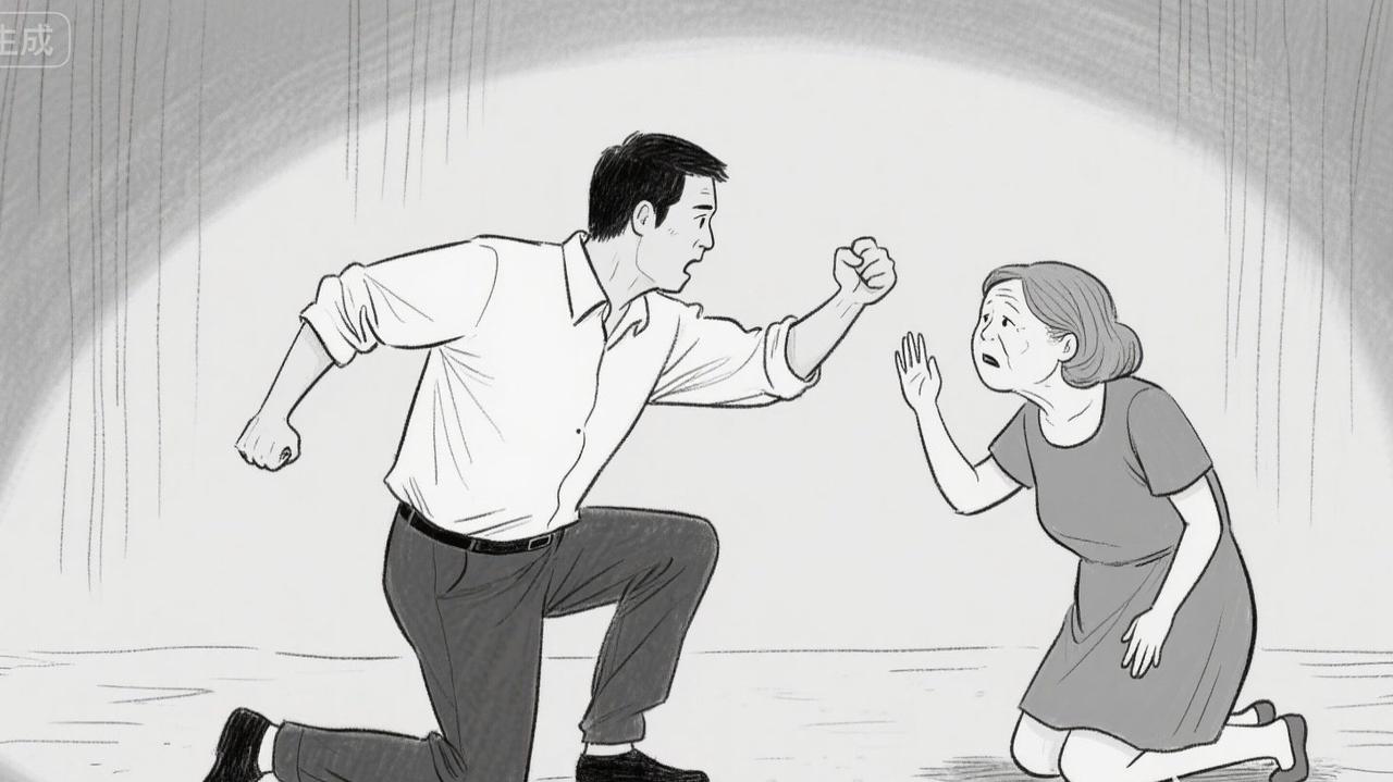 郑州家暴案里，最讽刺的从来不是出轨家暴的男人，是双面做派的婆婆！
 
七旬老人下