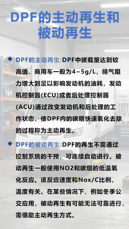 DPF的主动再生和被动再生