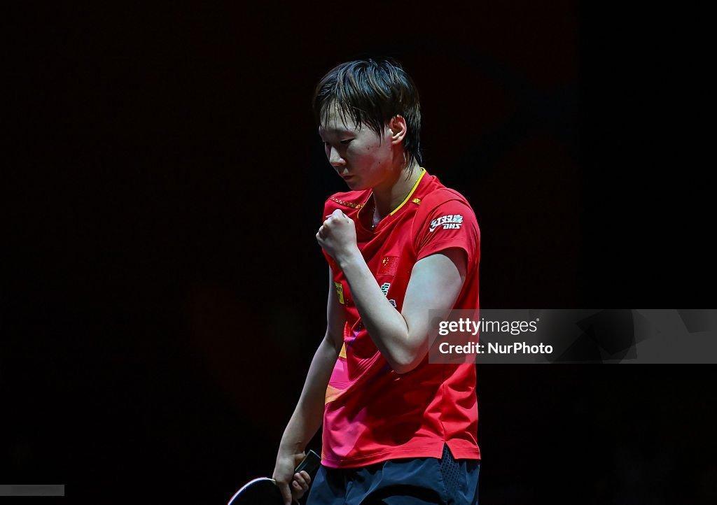 25多哈世乒赛Day5 | Gettyimages王曼昱加油 ​​​