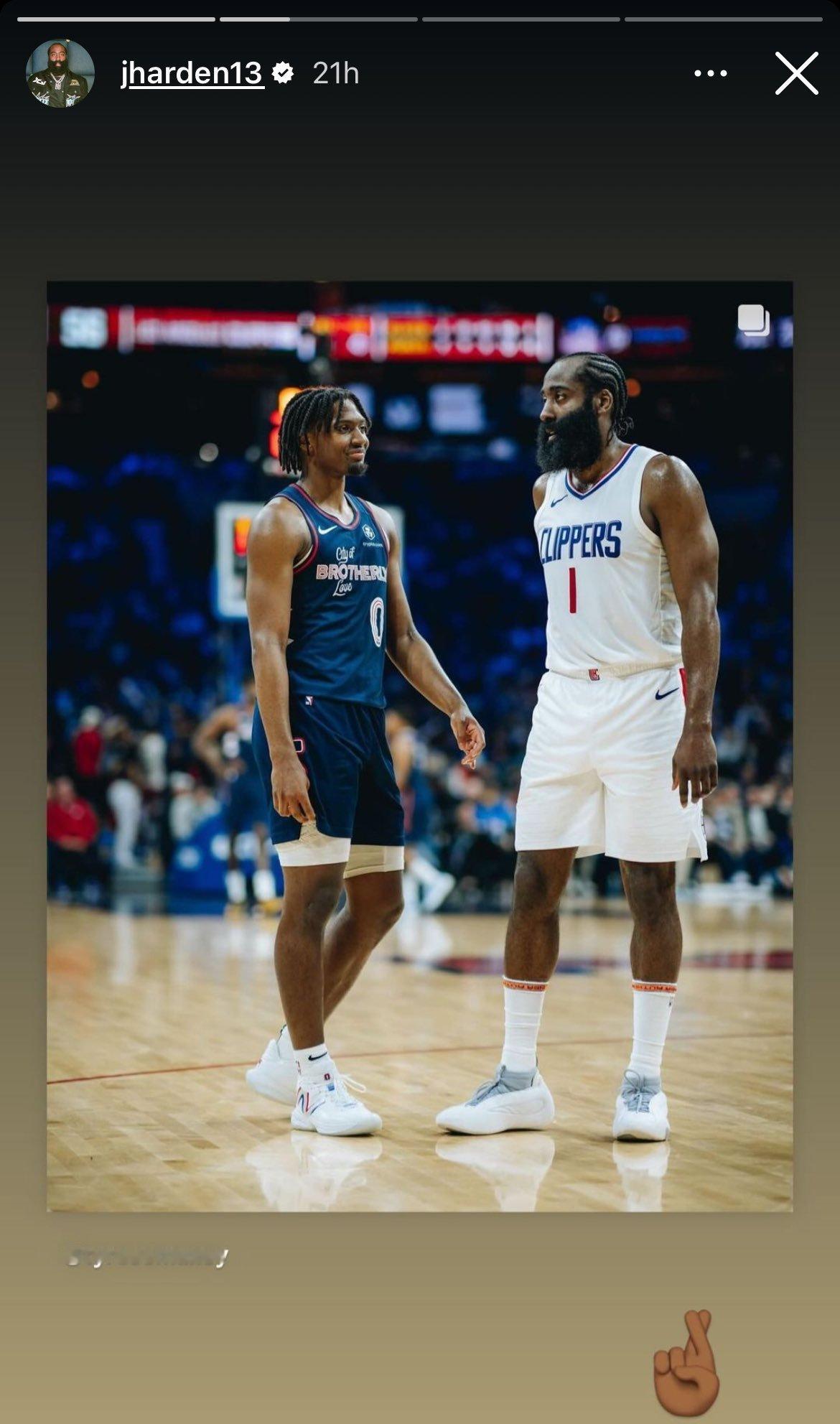 哈登更新IG晒出与马克西的照片👀 ​​​