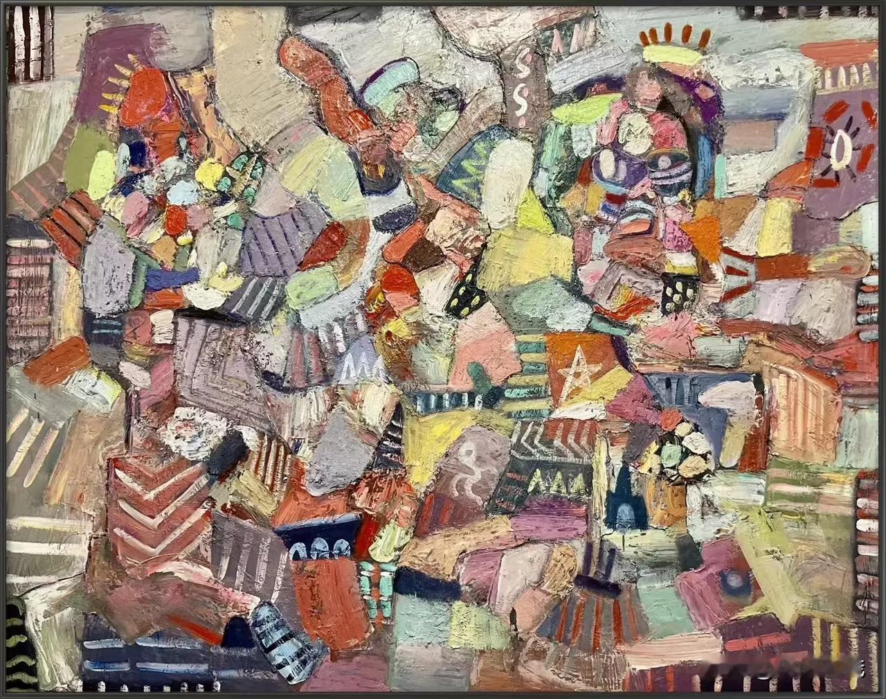 王进老师绘画作品欣赏
都市印象 油画 150x130cm